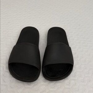 Black Crocs Slide Sandals